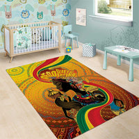 Afro Latina Queen Area Rug The Beauty Of Black Women - Wonder Print Shop