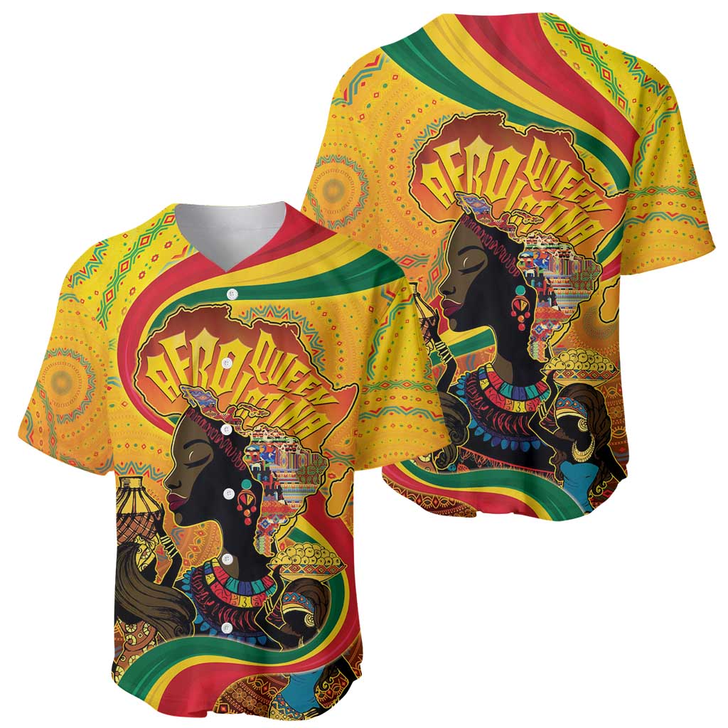Afro Latina Queen Baseball Jersey The Beauty Of Black Women - Wonder Print Shop