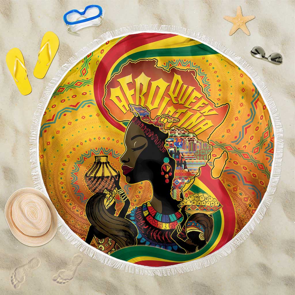 Afro Latina Queen Beach Blanket The Beauty Of Black Women - Wonder Print Shop