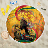 Afro Latina Queen Beach Blanket The Beauty Of Black Women - Wonder Print Shop