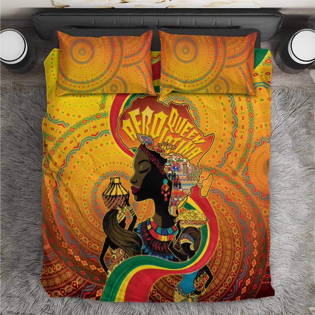 Afro Latina Queen Bedding Set The Beauty Of Black Women - Wonder Print Shop