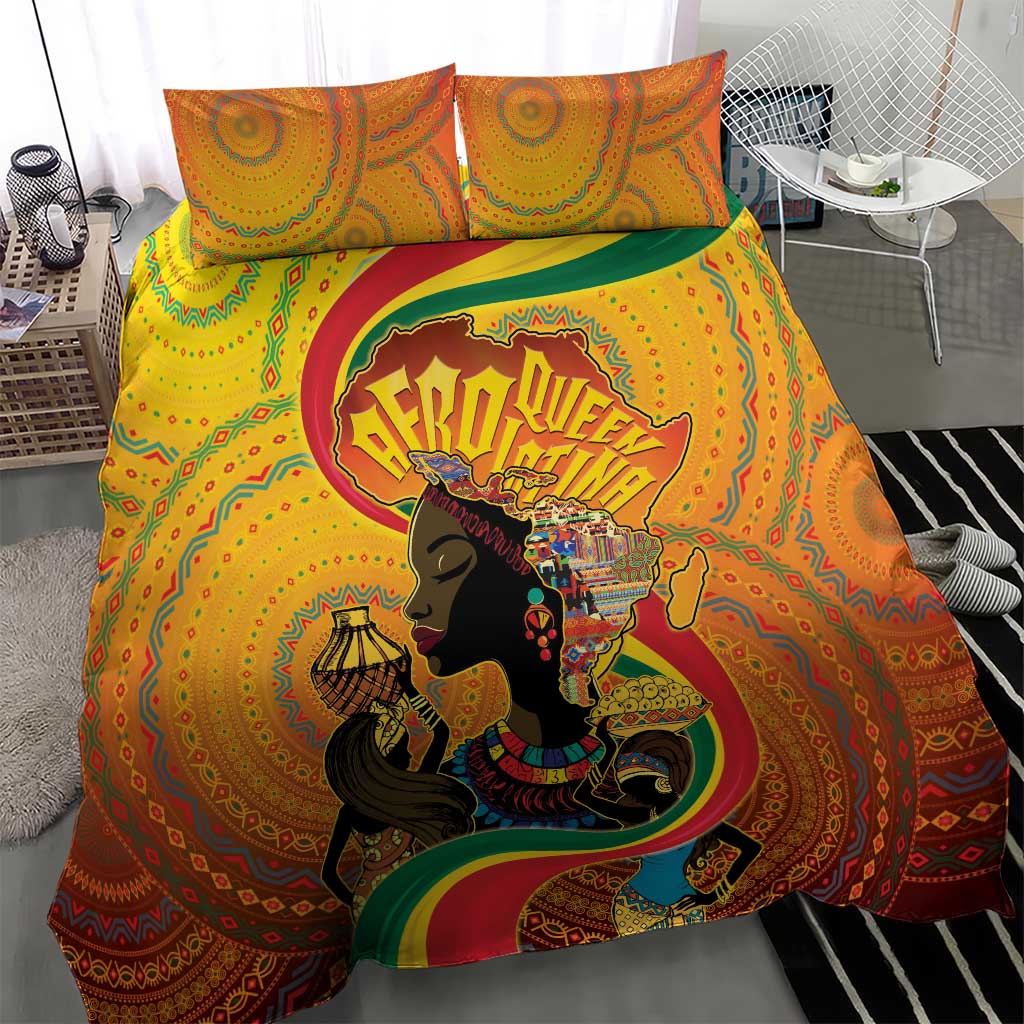 Afro Latina Queen Bedding Set The Beauty Of Black Women - Wonder Print Shop