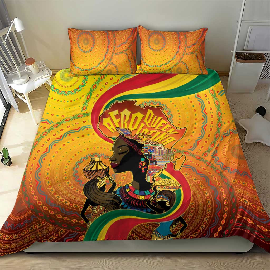 Afro Latina Queen Bedding Set The Beauty Of Black Women - Wonder Print Shop