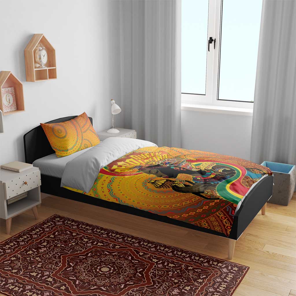 Afro Latina Queen Bedding Set The Beauty Of Black Women - Wonder Print Shop
