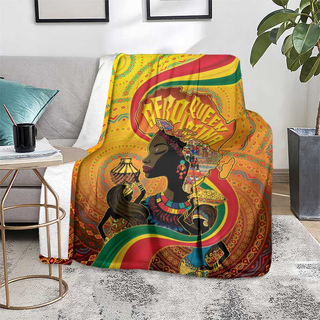 Afro Latina Queen Blanket The Beauty Of Black Women - Wonder Print Shop
