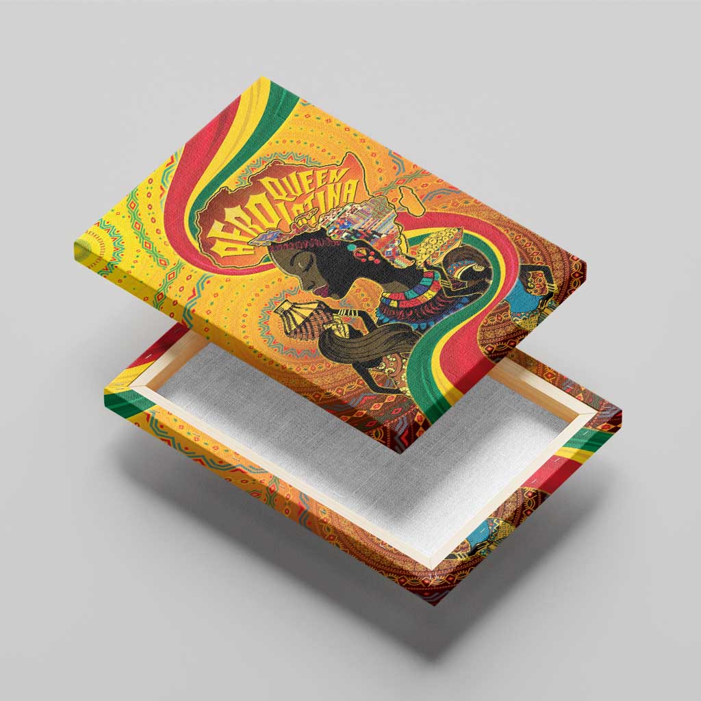 Afro Latina Queen Canvas Wall Art The Beauty Of Black Women - Wonder Print Shop