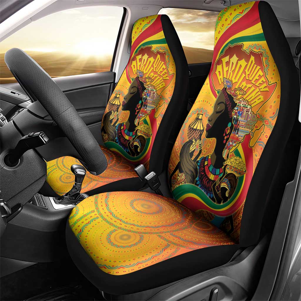 Afro Latina Queen Car Seat Cover The Beauty Of Black Women - Wonder Print Shop