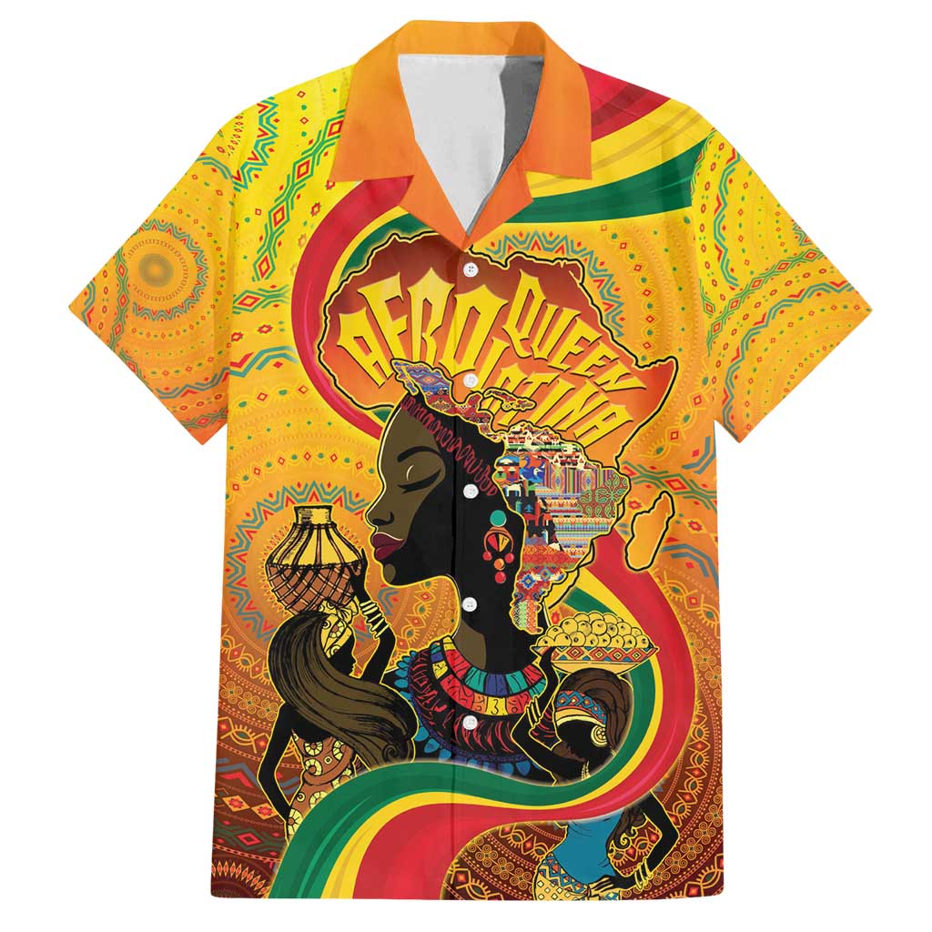 Afro Latina Queen Family Matching Puletasi and Hawaiian Shirt The Beauty Of Black Women - Wonder Print Shop