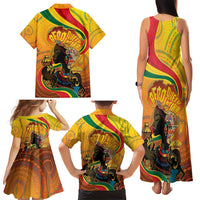 Afro Latina Queen Family Matching Tank Maxi Dress and Hawaiian Shirt The Beauty Of Black Women - Wonder Print Shop
