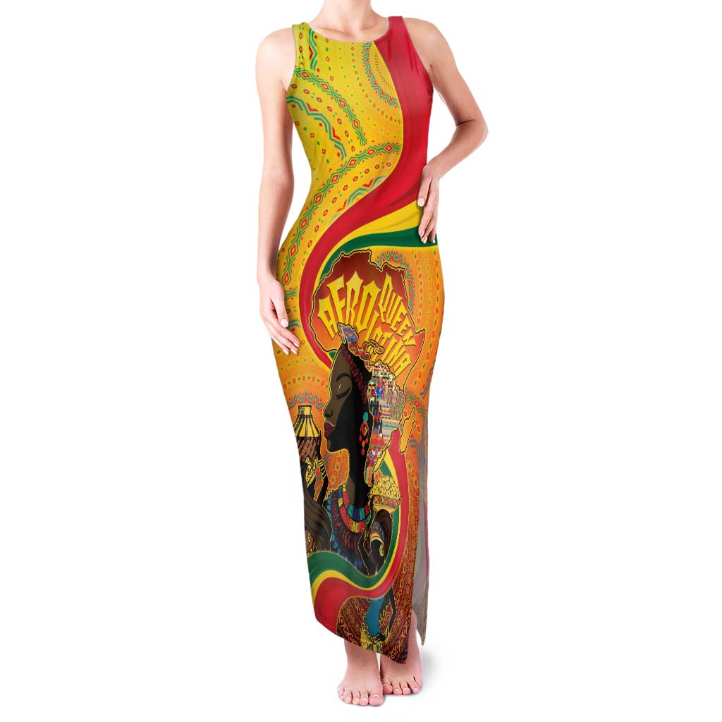 Afro Latina Queen Family Matching Tank Maxi Dress and Hawaiian Shirt The Beauty Of Black Women - Wonder Print Shop