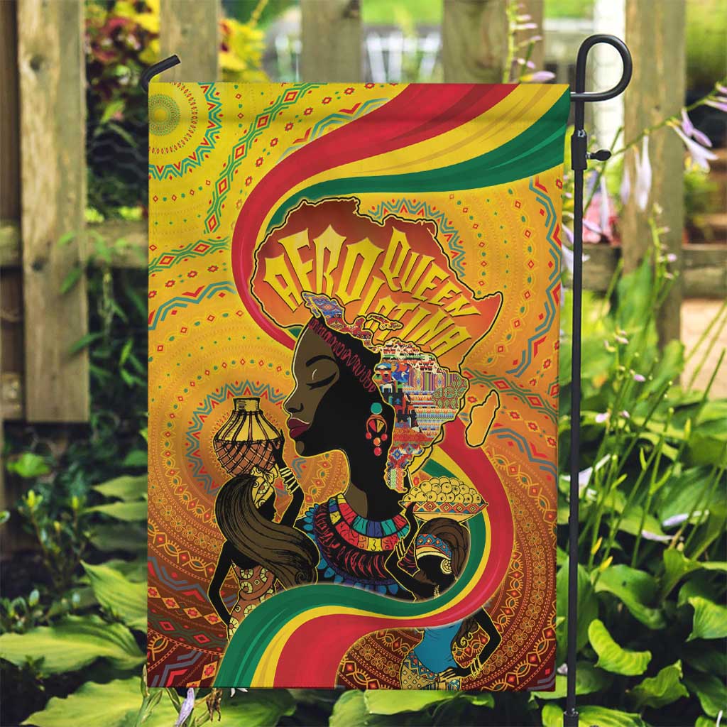 Afro Latina Queen Garden Flag The Beauty Of Black Women - Wonder Print Shop