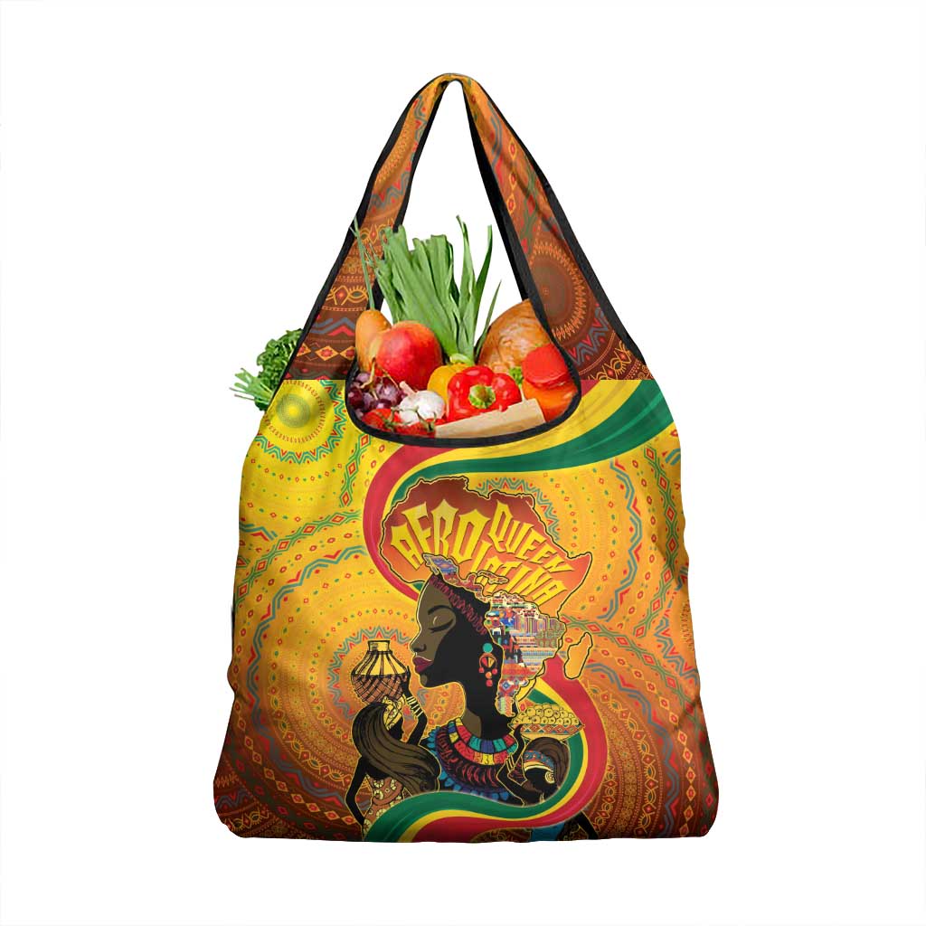 Afro Latina Queen Grocery Bag The Beauty Of Black Women - Wonder Print Shop