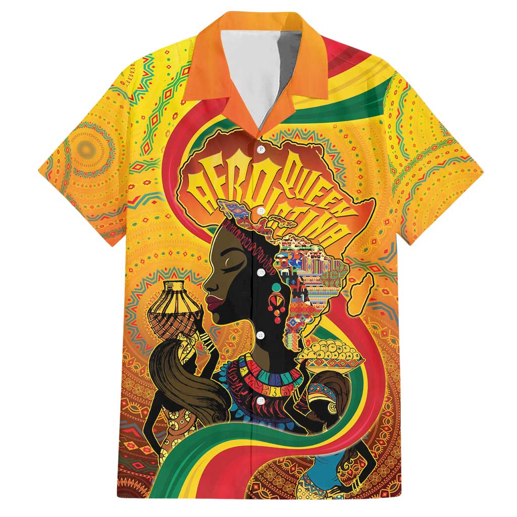 Afro Latina Queen Hawaiian Shirt The Beauty Of Black Women - Wonder Print Shop