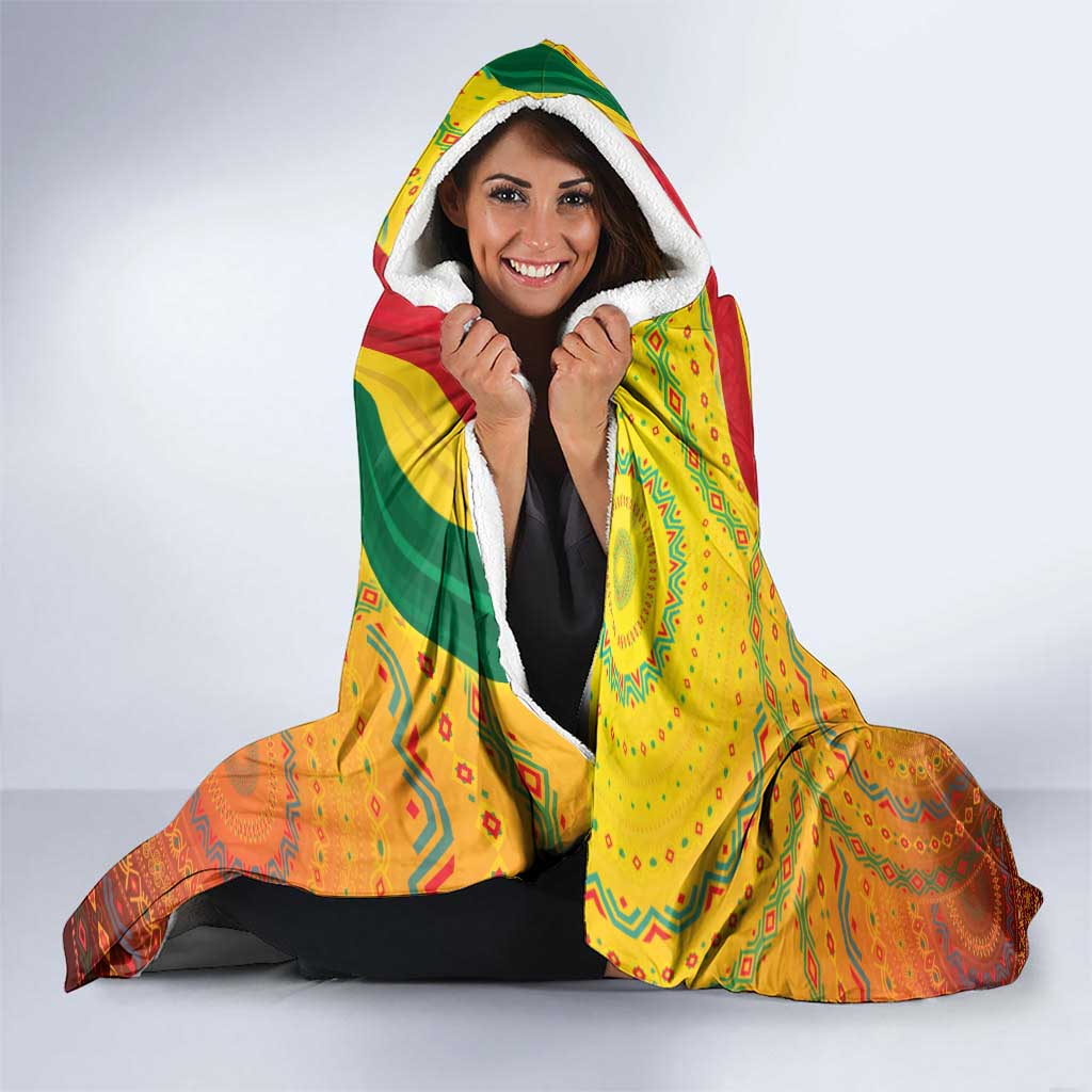 Afro Latina Queen Hooded Blanket The Beauty Of Black Women - Wonder Print Shop