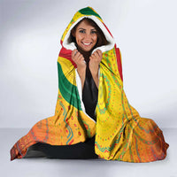 Afro Latina Queen Hooded Blanket The Beauty Of Black Women - Wonder Print Shop