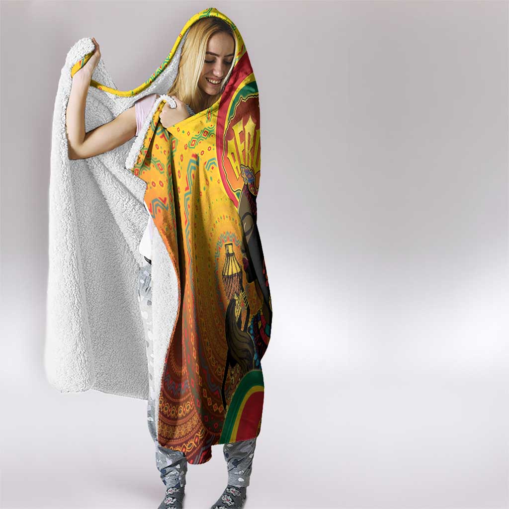 Afro Latina Queen Hooded Blanket The Beauty Of Black Women - Wonder Print Shop