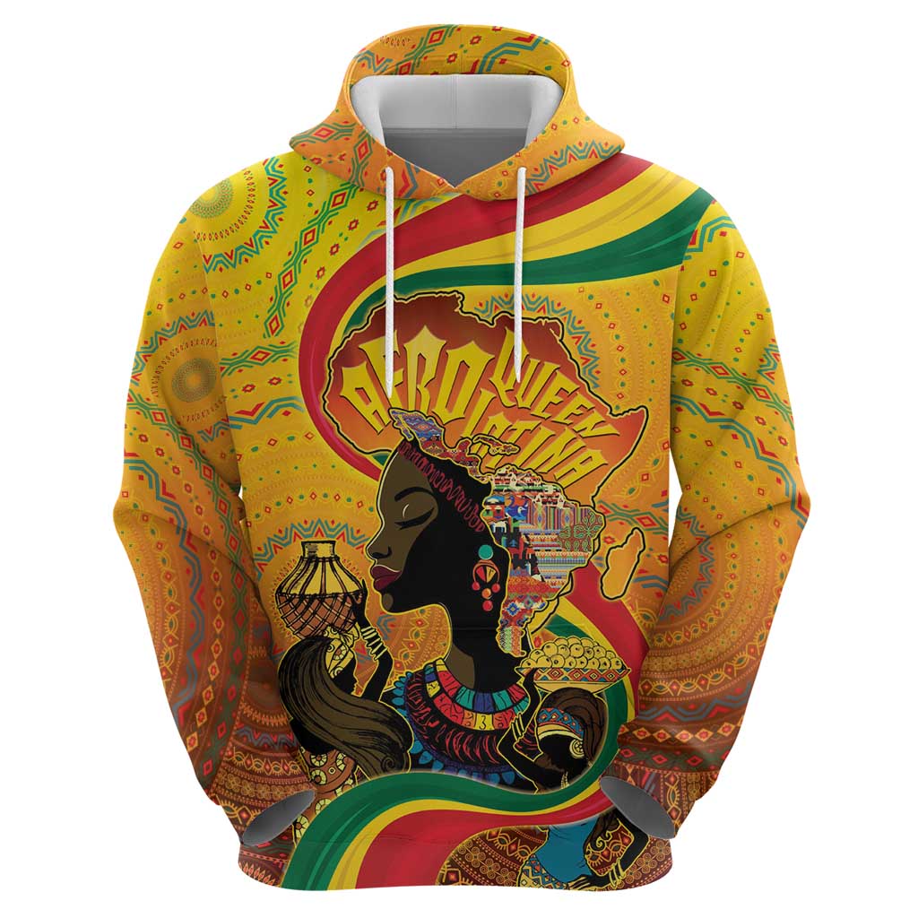 Afro Latina Queen Hoodie The Beauty Of Black Women - Wonder Print Shop