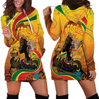 Afro Latina Queen Hoodie Dress The Beauty Of Black Women - Wonder Print Shop