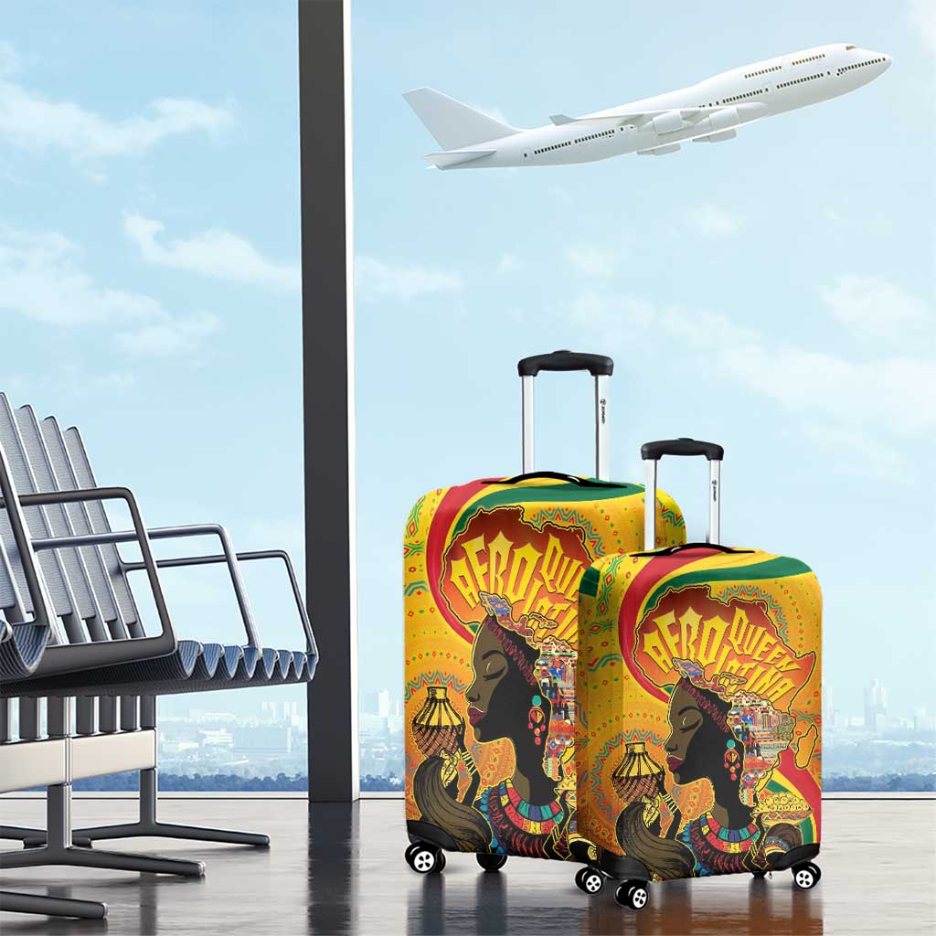 Afro Latina Queen Luggage Cover The Beauty Of Black Women - Wonder Print Shop