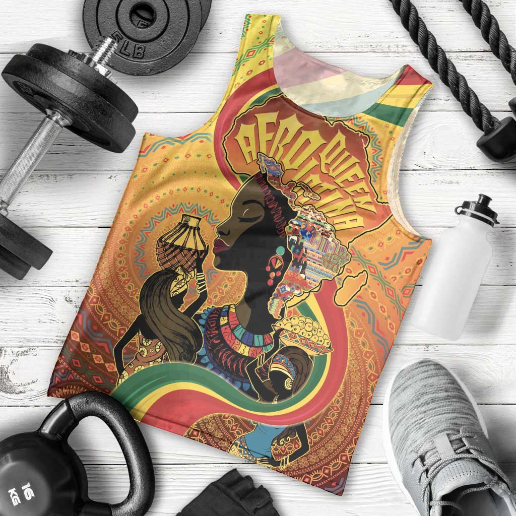 Afro Latina Queen Men Tank Top The Beauty Of Black Women - Wonder Print Shop