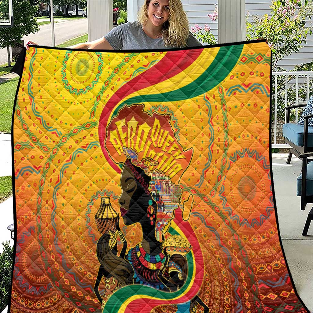 Afro Latina Queen Quilt The Beauty Of Black Women - Wonder Print Shop