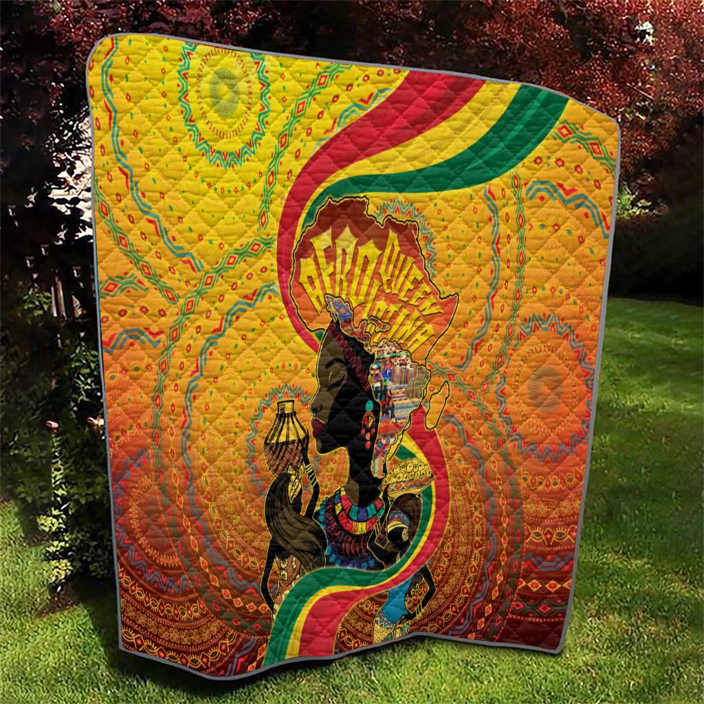 Afro Latina Queen Quilt The Beauty Of Black Women - Wonder Print Shop