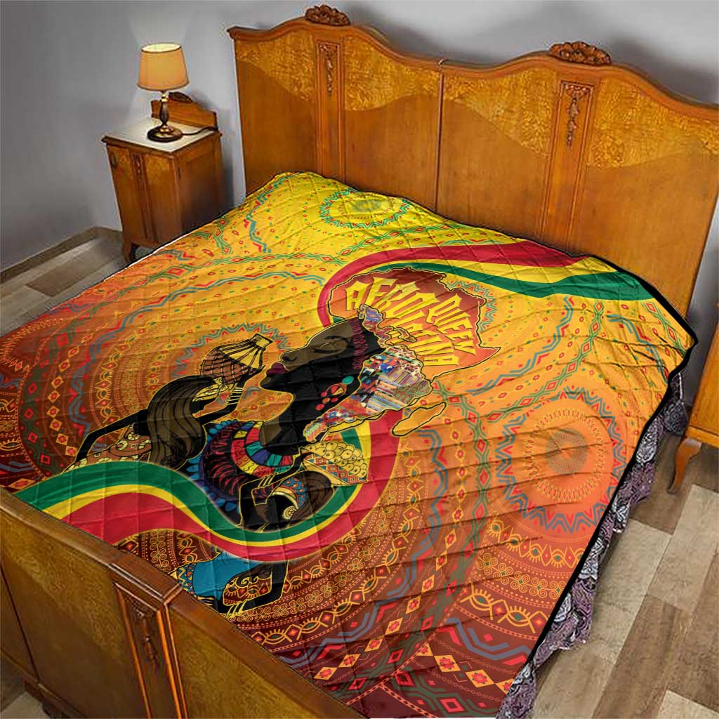 Afro Latina Queen Quilt The Beauty Of Black Women - Wonder Print Shop