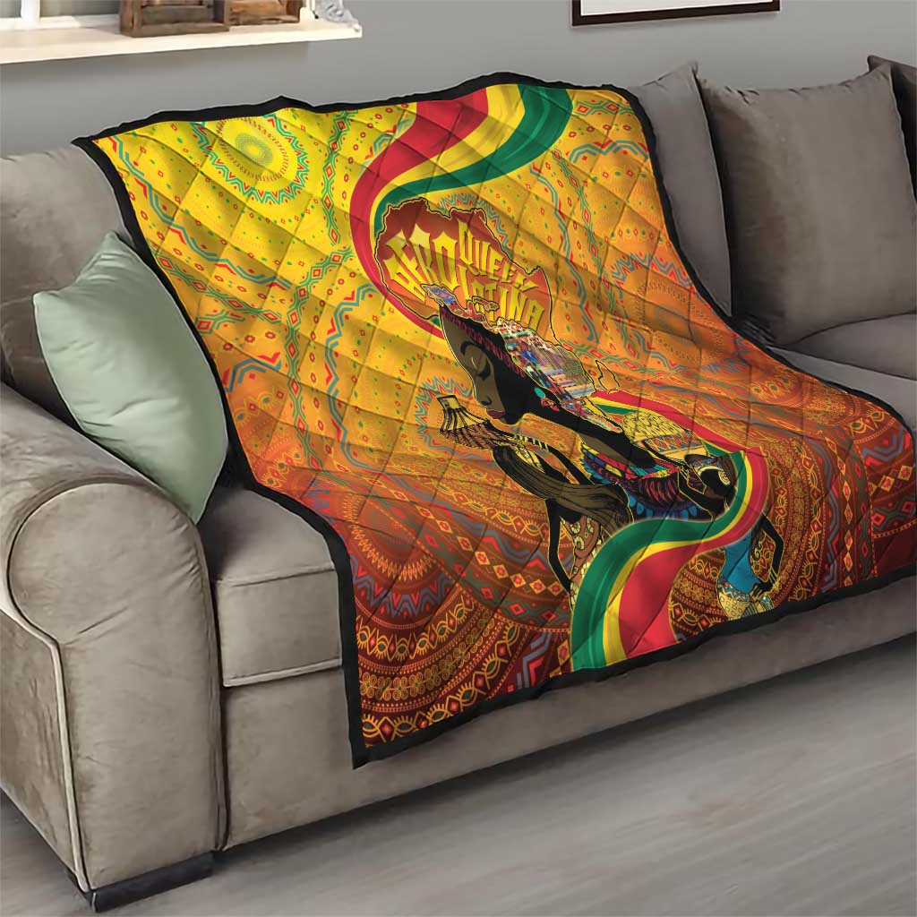 Afro Latina Queen Quilt The Beauty Of Black Women - Wonder Print Shop