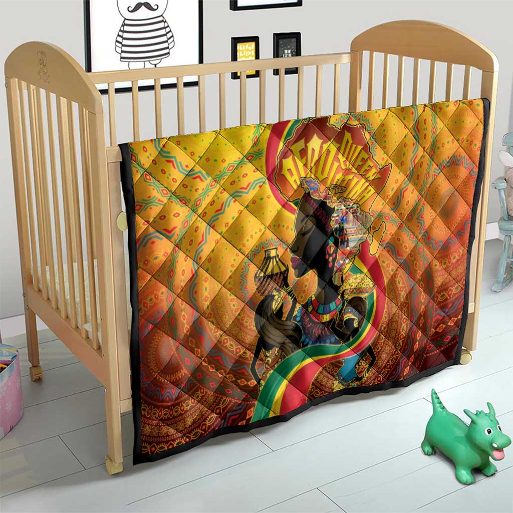 Afro Latina Queen Quilt The Beauty Of Black Women - Wonder Print Shop