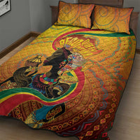 Afro Latina Queen Quilt Bed Set The Beauty Of Black Women - Wonder Print Shop