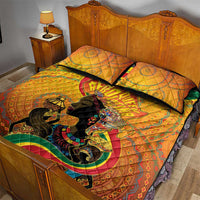 Afro Latina Queen Quilt Bed Set The Beauty Of Black Women - Wonder Print Shop
