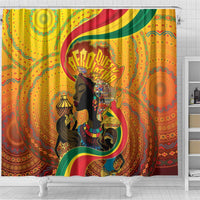 Afro Latina Queen Shower Curtain The Beauty Of Black Women - Wonder Print Shop