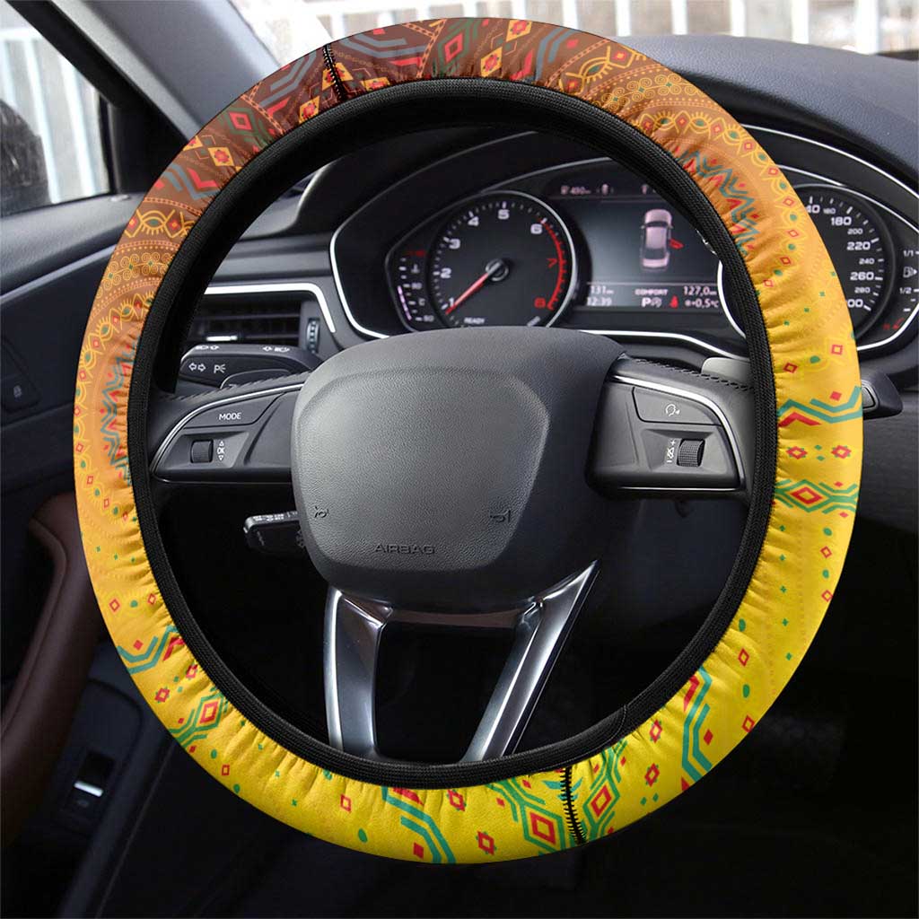 Afro Latina Queen Steering Wheel Cover The Beauty Of Black Women - Wonder Print Shop