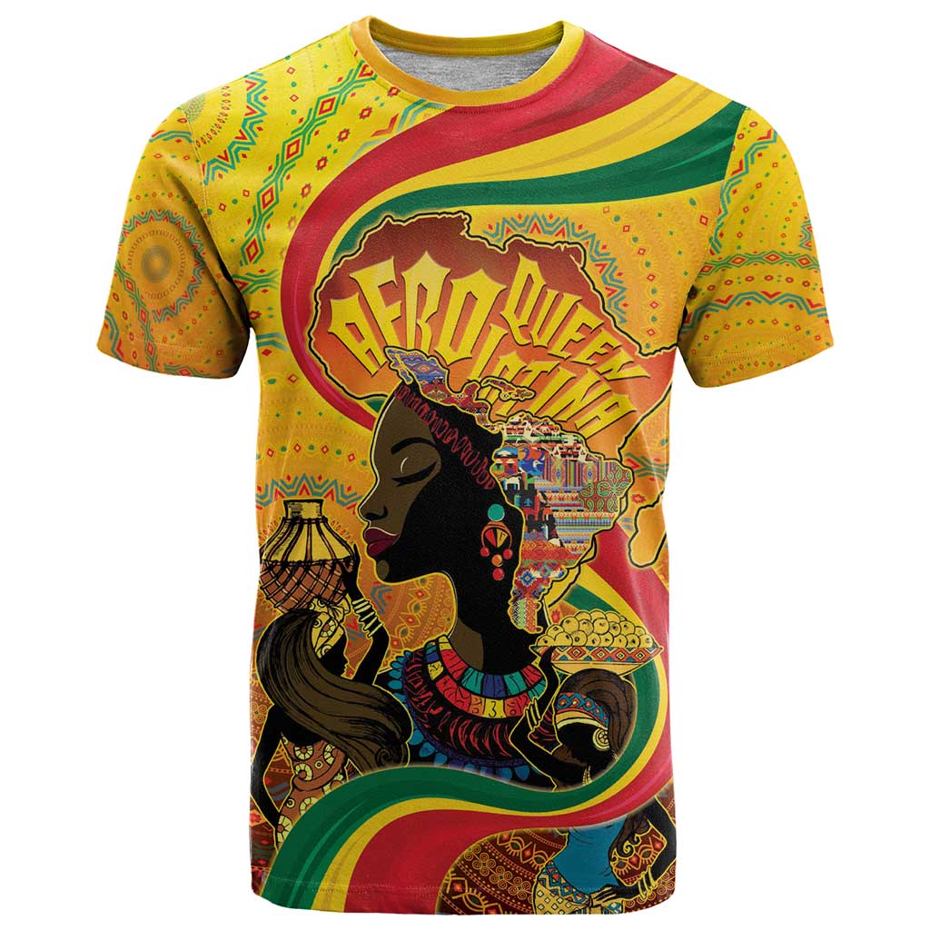 Afro Latina Queen T Shirt The Beauty Of Black Women - Wonder Print Shop