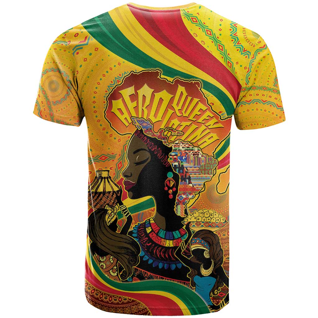 Afro Latina Queen T Shirt The Beauty Of Black Women - Wonder Print Shop