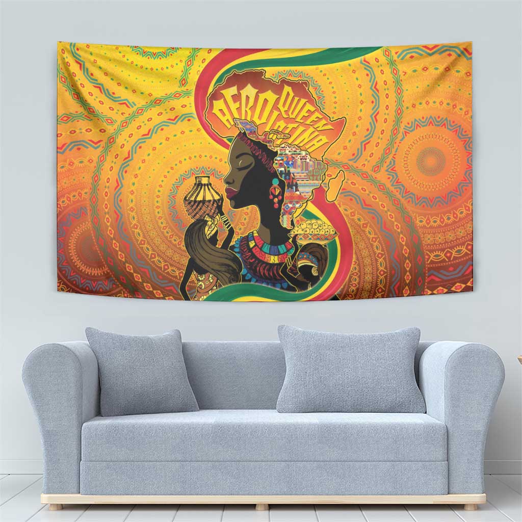 Afro Latina Queen Tapestry The Beauty Of Black Women - Wonder Print Shop