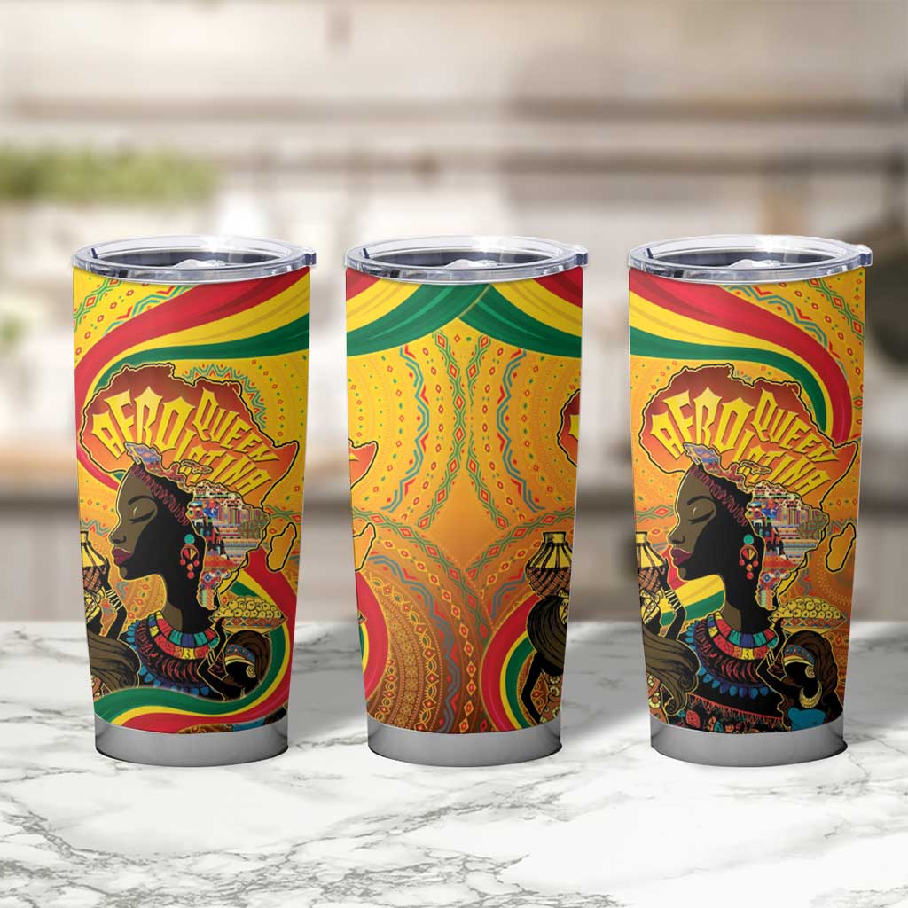 Afro Latina Queen Tumbler Cup The Beauty Of Black Women - Wonder Print Shop