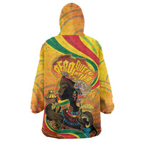 Afro Latina Queen Wearable Blanket Hoodie The Beauty Of Black Women - Wonder Print Shop