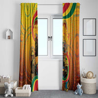 Afro Latina Queen Window Curtain The Beauty Of Black Women - Wonder Print Shop