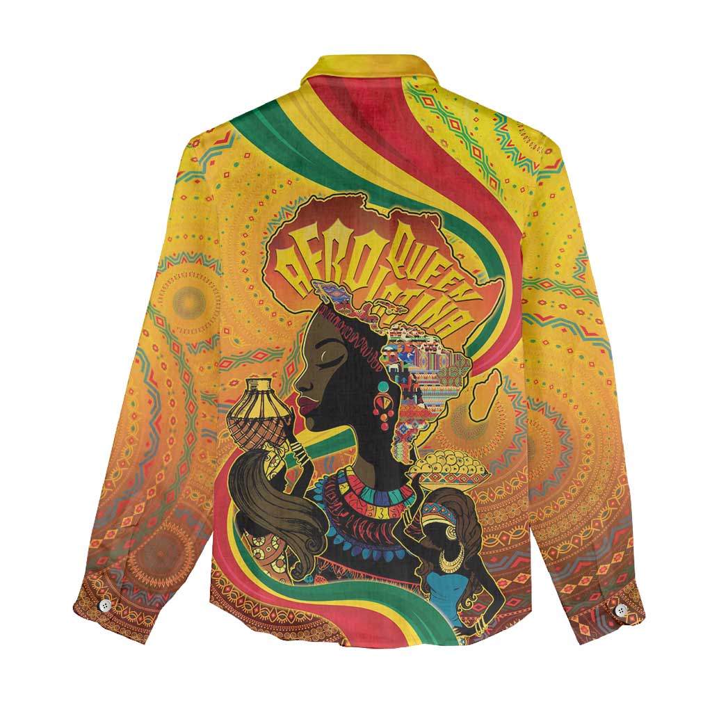 Afro Latina Queen Women Casual Shirt The Beauty Of Black Women - Wonder Print Shop