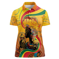 Afro Latina Queen Women Polo Shirt The Beauty Of Black Women - Wonder Print Shop