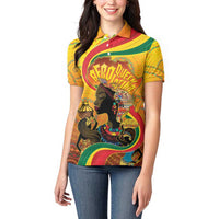 Afro Latina Queen Women Polo Shirt The Beauty Of Black Women - Wonder Print Shop