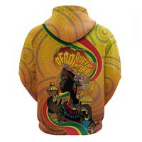 Afro Latina Queen Zip Hoodie The Beauty Of Black Women - Wonder Print Shop
