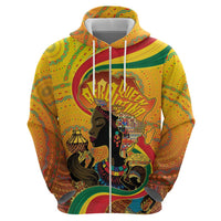 Afro Latina Queen Zip Hoodie The Beauty Of Black Women - Wonder Print Shop