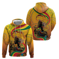 Afro Latina Queen Zip Hoodie The Beauty Of Black Women - Wonder Print Shop