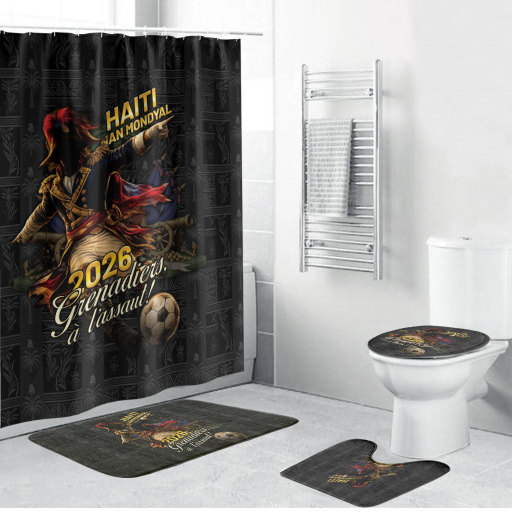 Haiti Football 2026 Bathroom Set Haiti Nan Mondyal