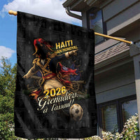 Haiti Football 2026 Garden Flag Haiti Nan Mondyal