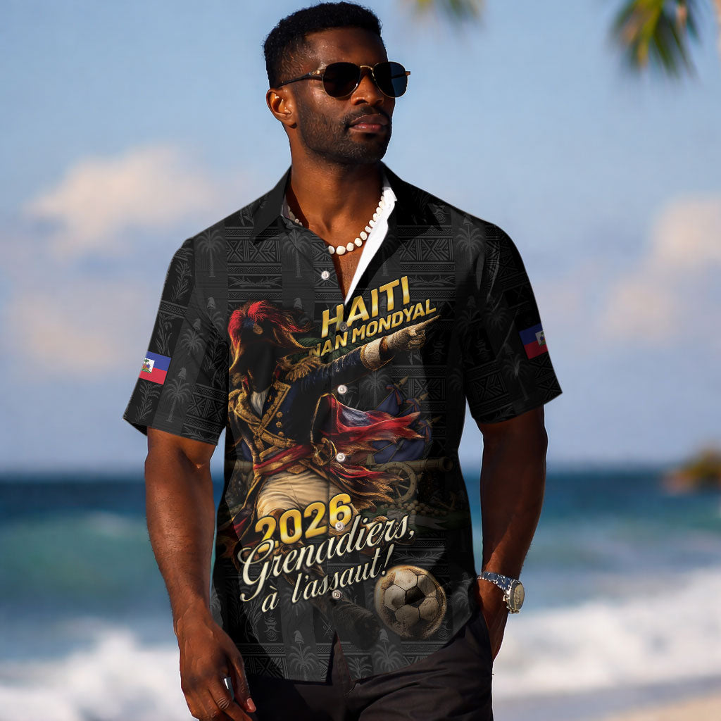 Custom Haiti Football 2026 Hawaiian Shirt Haiti Nan Mondyal LT05