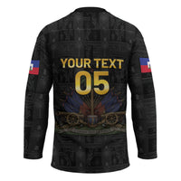 Custom Haiti Football 2026 Hockey Jersey Haiti Nan Mondyal