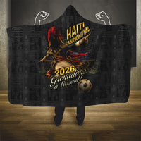 Haiti Football 2026 Hooded Blanket Haiti Nan Mondyal